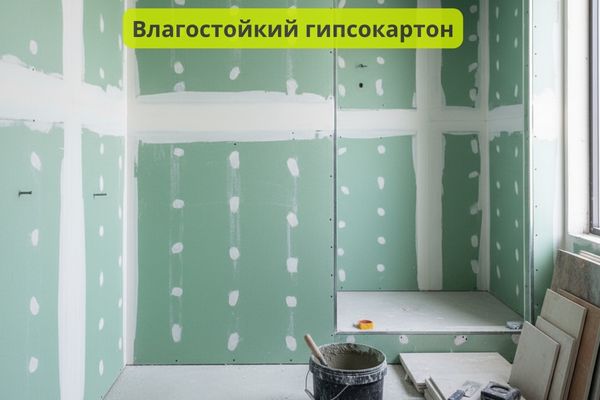 Влагостойкий гипсокартон для ванной фото